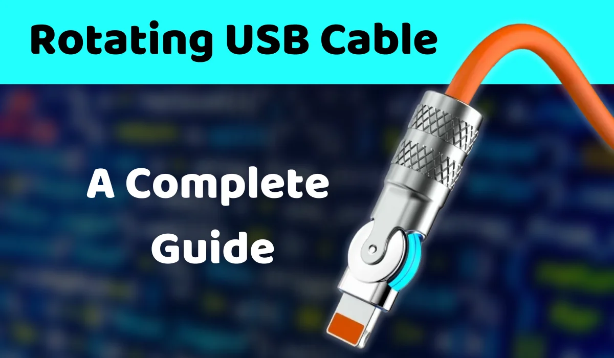 Rotating USB Cable