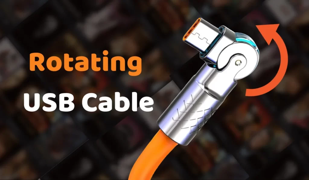 Rotating USB Cables