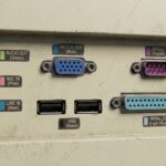 Diagram of PC99 port color codes with labels