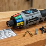 Electric screwdriver with torque color codes chart