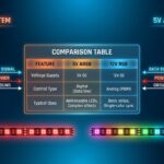 Schematic comparing 5V ARGB and 12V RGB headers