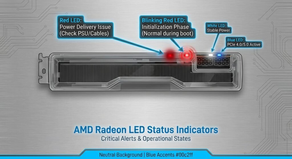 Amd Colour Code AMD Radeon status LED color codes list | Rotating USB Cable