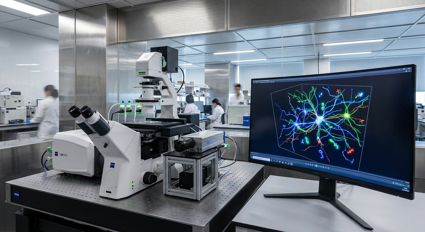 Cryo-electron microscopy showcasing molecular structures.