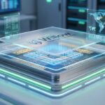 Detailed depiction of the Willow quantum computing chip architecture